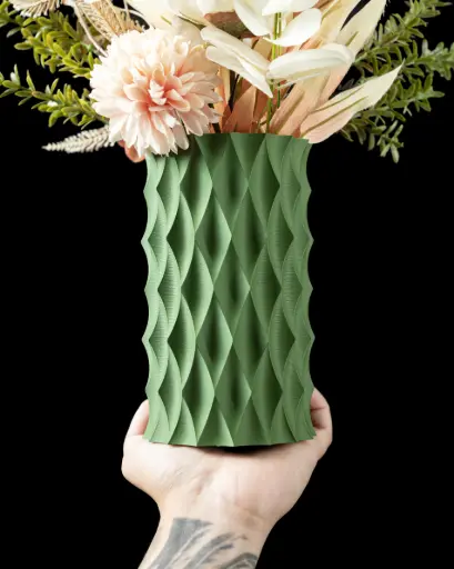 The Diamond Flower Vase | Modern & Unique Home Decor for Flower Arrangements - 1168