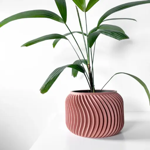 The Vilex Planter Pot with Drainage Tray | Modern & Unique Home Decor- 0072