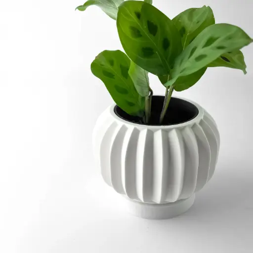 The Olin Planter Pot with Drainage Tray | Modern & Unique Home Decor- 0124