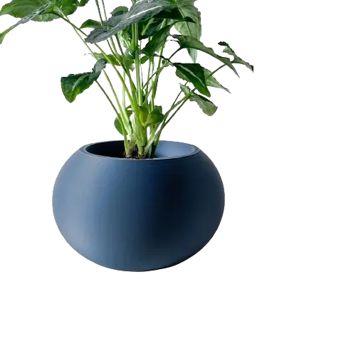 The Rono Planter Pot with Drainage Tray | Modern & Unique Home Decor- 0129