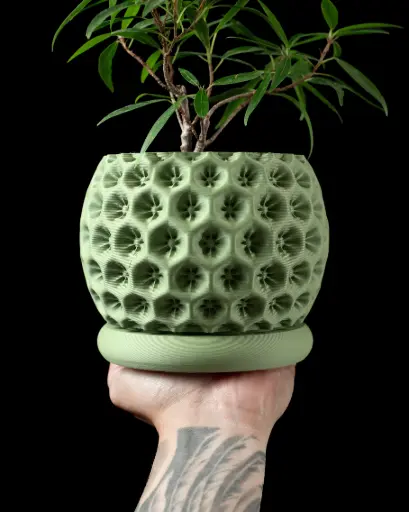 The Starry Planter Pot with Drainage Tray | Modern & Unique Home Decor- 0144